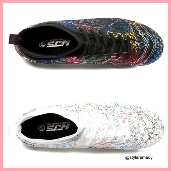 High-Top Soccer Cleats Professional Spikes Breathable Athletic Shoes main image 5